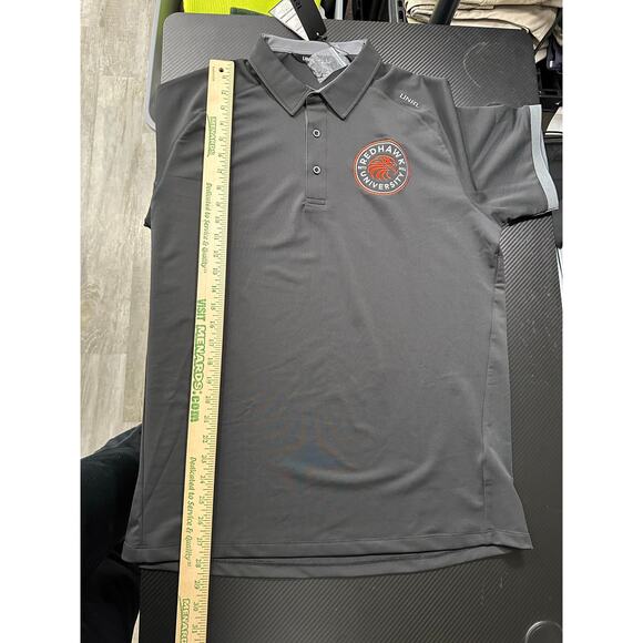 UNRL Performance Polo Shirt Black Size Large RedHawk University Logo NEW - Picture 5 of 11